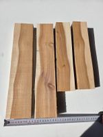 Eibenholz Set – 4 schöne Bretter / Drechselholz / kanteln 