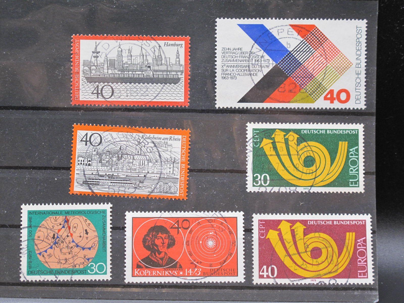 Alle Briefmarken: BRD 1973 Zusammenarbeit / Europa gest. – Gebraucht aus Wil SG von fva01