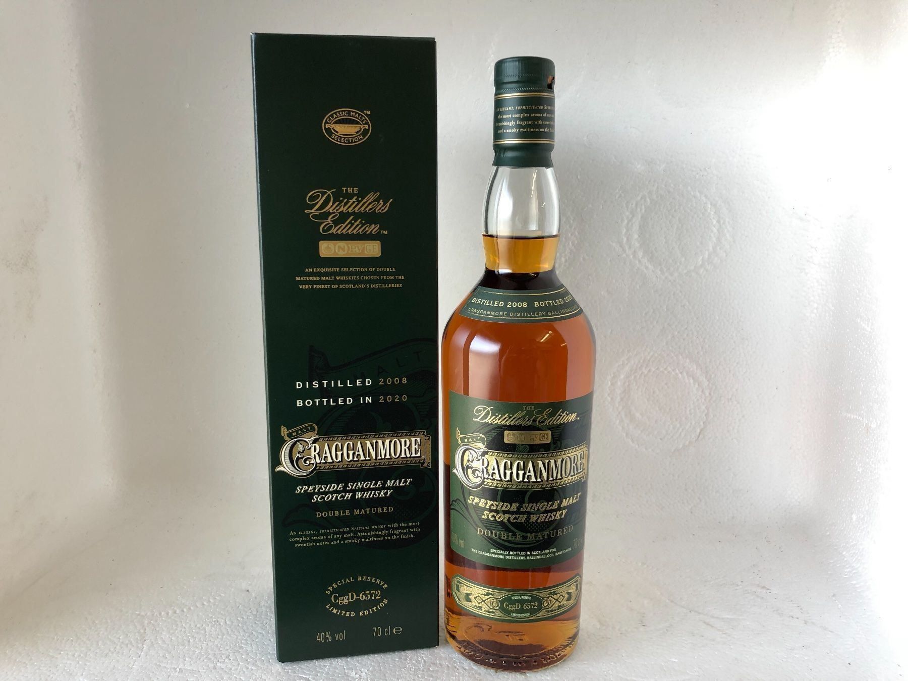 Bevande alcoliche: 1 Flasche Cragganmore Single Malt 2008... – Nuovo e nell'imballaggio originale da Wöschnau venduto da Vinsale
