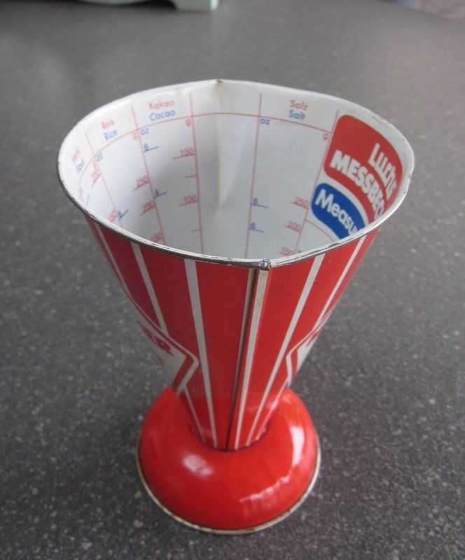 Misurare: Mid Century LUCHS Messbecher, Measuring cup 50/60er – Usato da Bischofszell venduto da raika 8