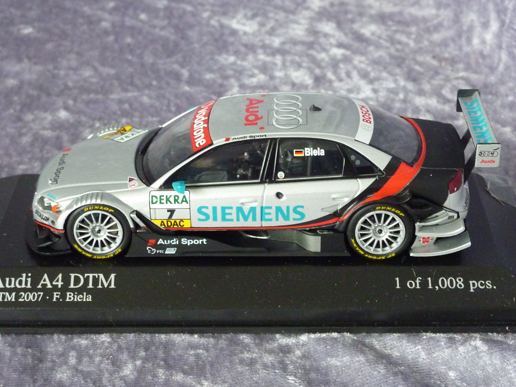 Minichamps Modellini d'auto: Audi A4 DTM 2007  1:43 – Nuovo e nell'imballaggio originale da Dürrenäsch venduto da modellautos4you 3