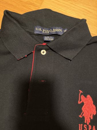 U.S. Polo Assn. Poloshirt, Schwarz, Gr. M, Top Zustand