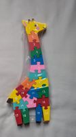 Giraffe Holzpuzzle mit Zahlen - Neuwertig & Lernspiel