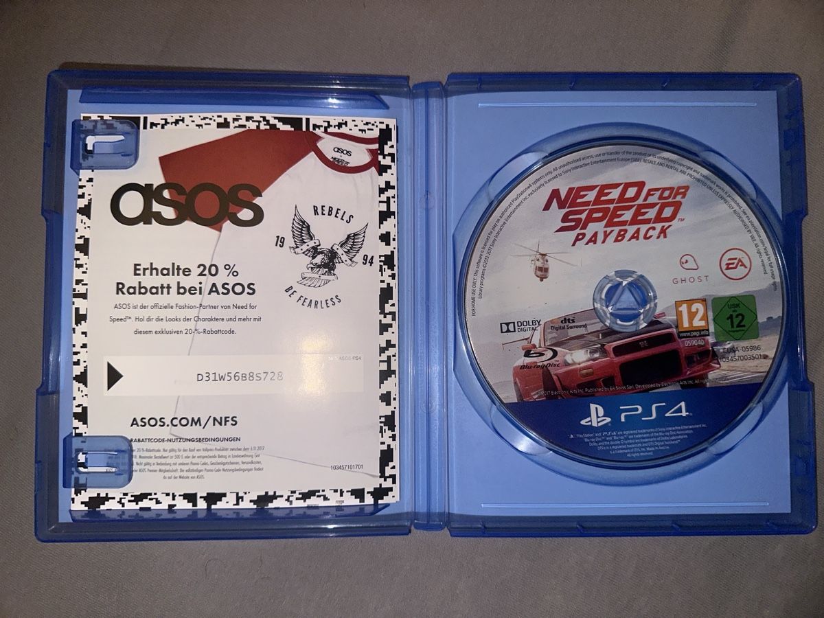 Sony Jeux: NEED FOR SPEED PS4 – Neuf (Voir description) à Affoltern am Albis par keon_wetzel 1