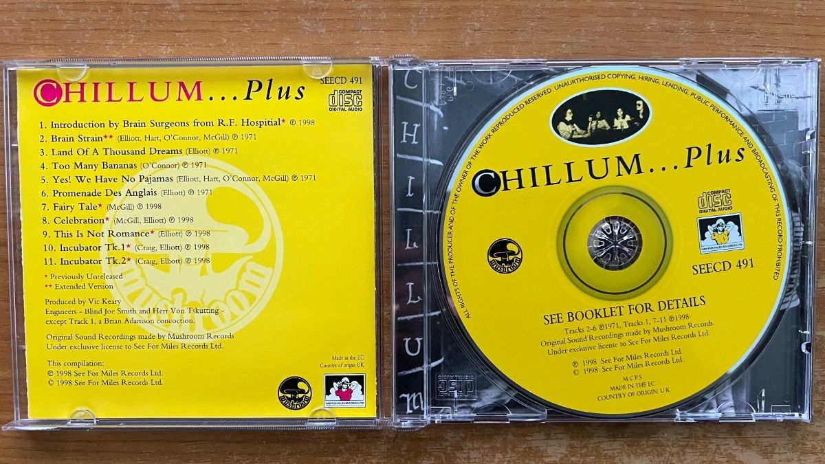 CD: Chillum - Plus / CD - 1. UK-Press. 1998 on CD - TOP – Usato da Gais venduto da soundcave57 2