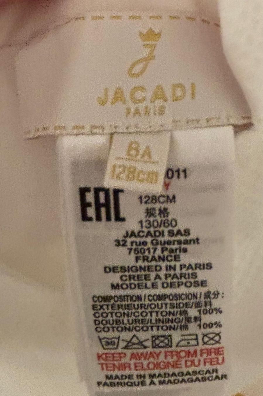 Jacadi Vestiti & Gonne: Robe cérémonie Jacadi T8 ans – Usato da Conches venduto da chn_hgl6 3