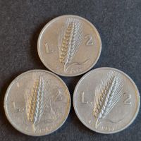 3 x 2 Lire 1948,1949,1950 Italie