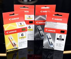 Canon BCI-6Y und BCI-6BK Tintenpatronen
