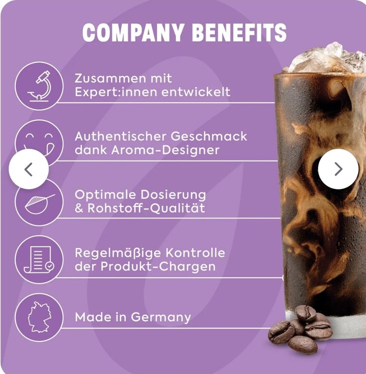 2 Stk More Protein Iced Coffee Dark Cookie Crumble Neu Neu Und 