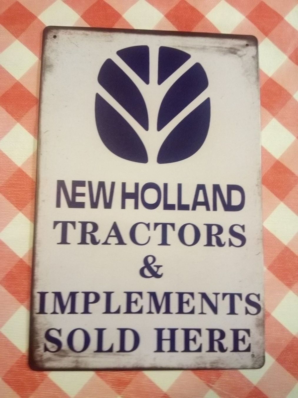 Schilder: New Holland Blechschild – Neu und originalverpackt aus Alberswil von mech350