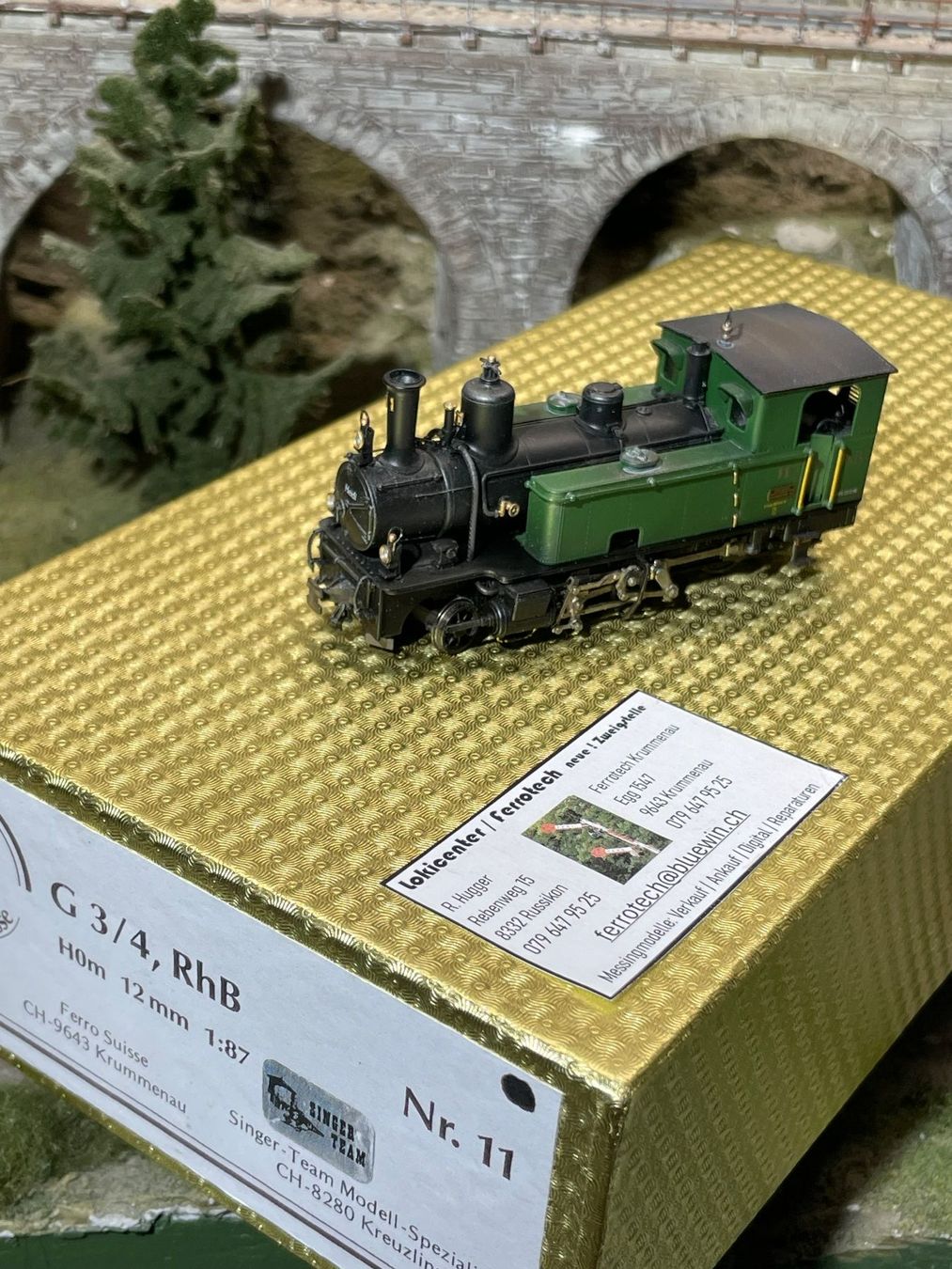 Ferro-suisse Modellini di ferrovie: Ferro Suisse, RhB No: 11 – Usato da Krummenau venduto da ferrotech 2