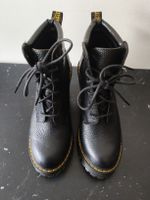 Dr. Martens Persephone Bottines cuir noir talon plateforme