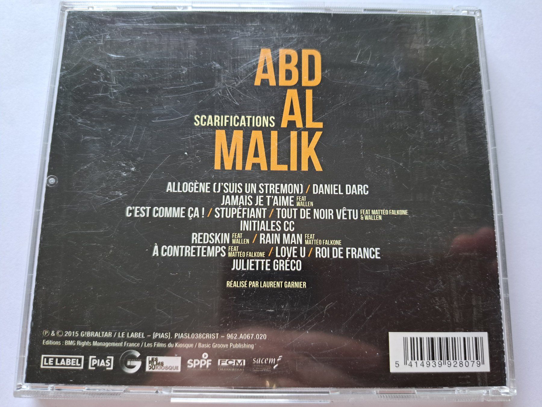 CDs: CD Abd Al Malik - Scarifications  – Gebraucht aus Pully von bro_n52j 1