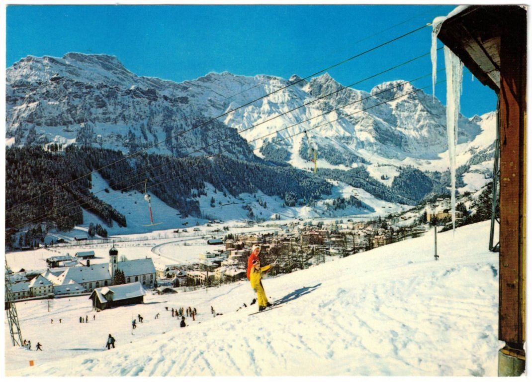 Cartoline postali: Engelberg - Skilift Ochsenmatt – Usato da Binningen venduto da Mountainrider