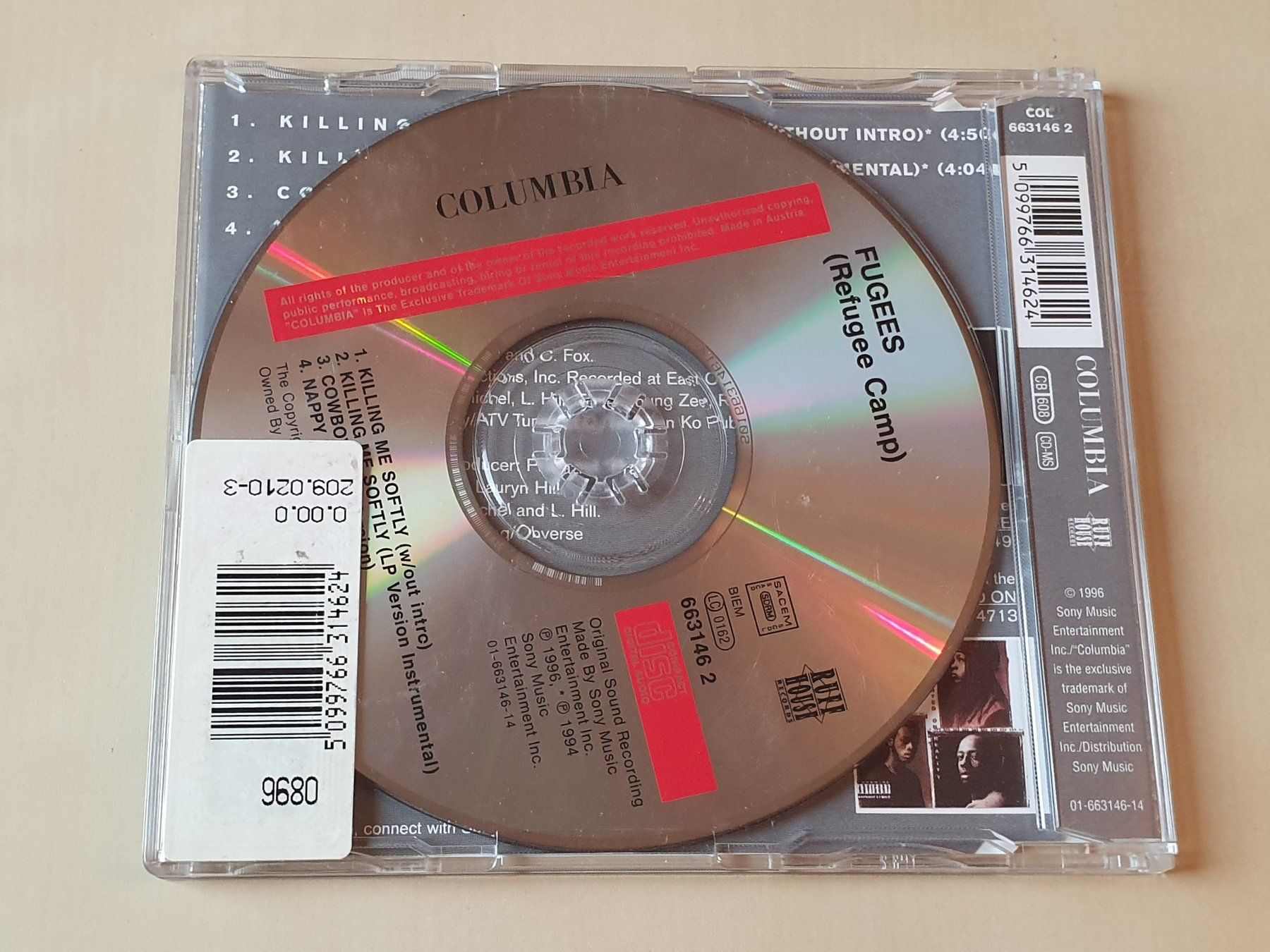 CDs: Fugees Killing me Softly – Gebraucht aus Stansstad von collectorsshop 1
