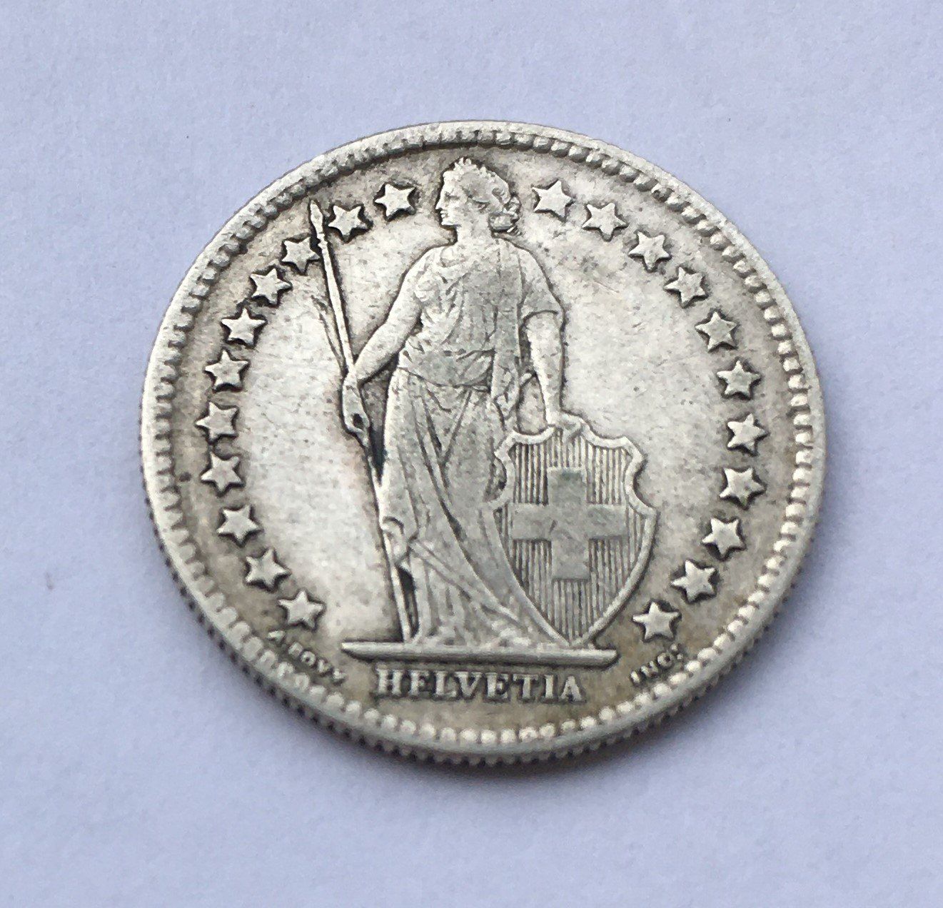 Tutti le monete: 1894 50 Rappen ss-vz – Usato da Kirchberg SG venduto da Helveticus00 1