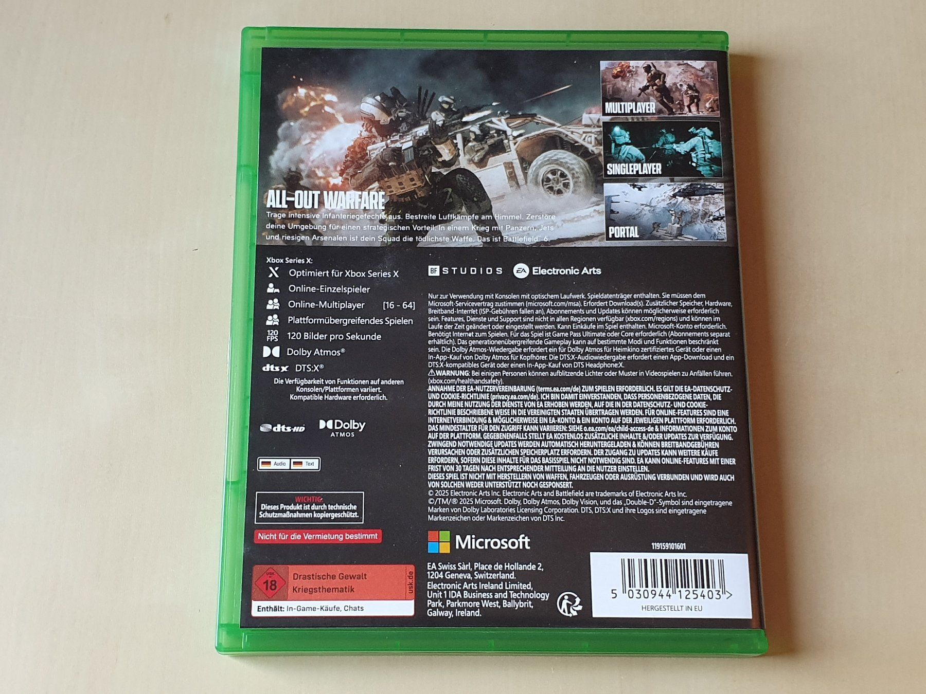 Microsoft Jeux: Battlefield 6 – D'occasion à Stansstad par collectorsshop 1