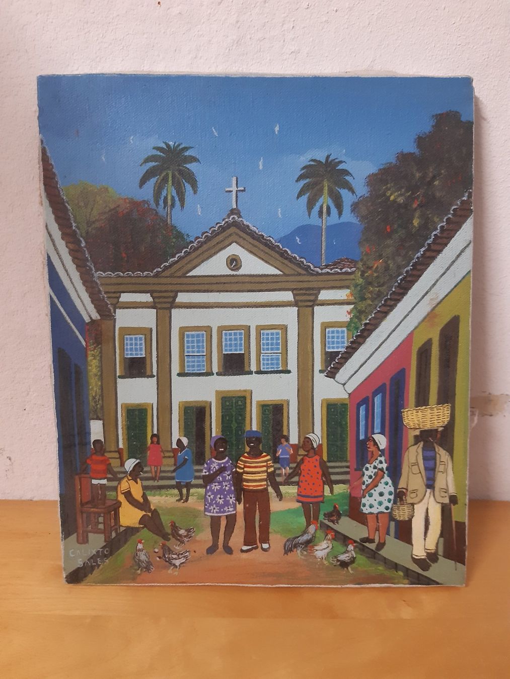 Dipinti: Small painting by Calixto Sales – Usato da Verscio venduto da giamma1985