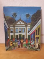 Small painting by Calixto Sales
