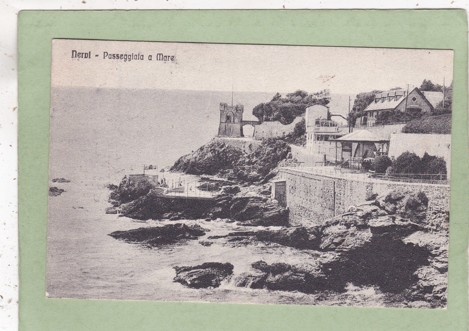 Cartoline postali: Italien Nervi Passeggiata a Mare – Usato da Herisau venduto da Lisegrat2008