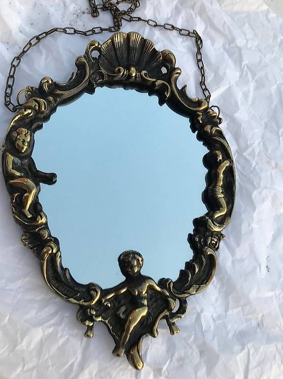 Specchi: Petit miroir avec angelots – Usato da Estavayer-le-Lac venduto da mar_2s6b