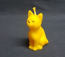 Bienenwachskerze, Katze
