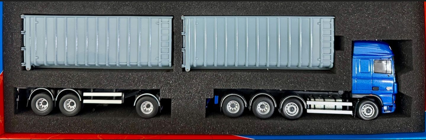 Tekno Modellini d'auto: Daf XF105 mit Container Tekno 1:50 – Nuovo (secondo la descrizione) da Luzern venduto da aa43modelcars-Luzern
