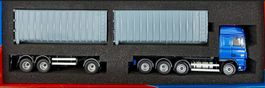 Daf XF105 mit Container Tekno 1:50