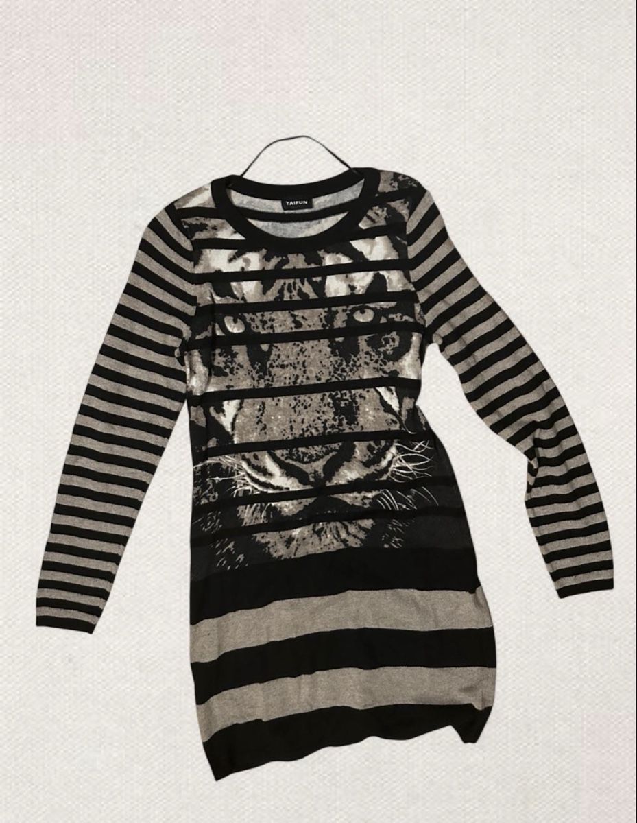 Pullover & Sweatshirts: Damen Pullover Taifun schwarz grau gestreift gemustert – Neu (gemäss Beschreibung) aus Wohlen AG von jes_9c79