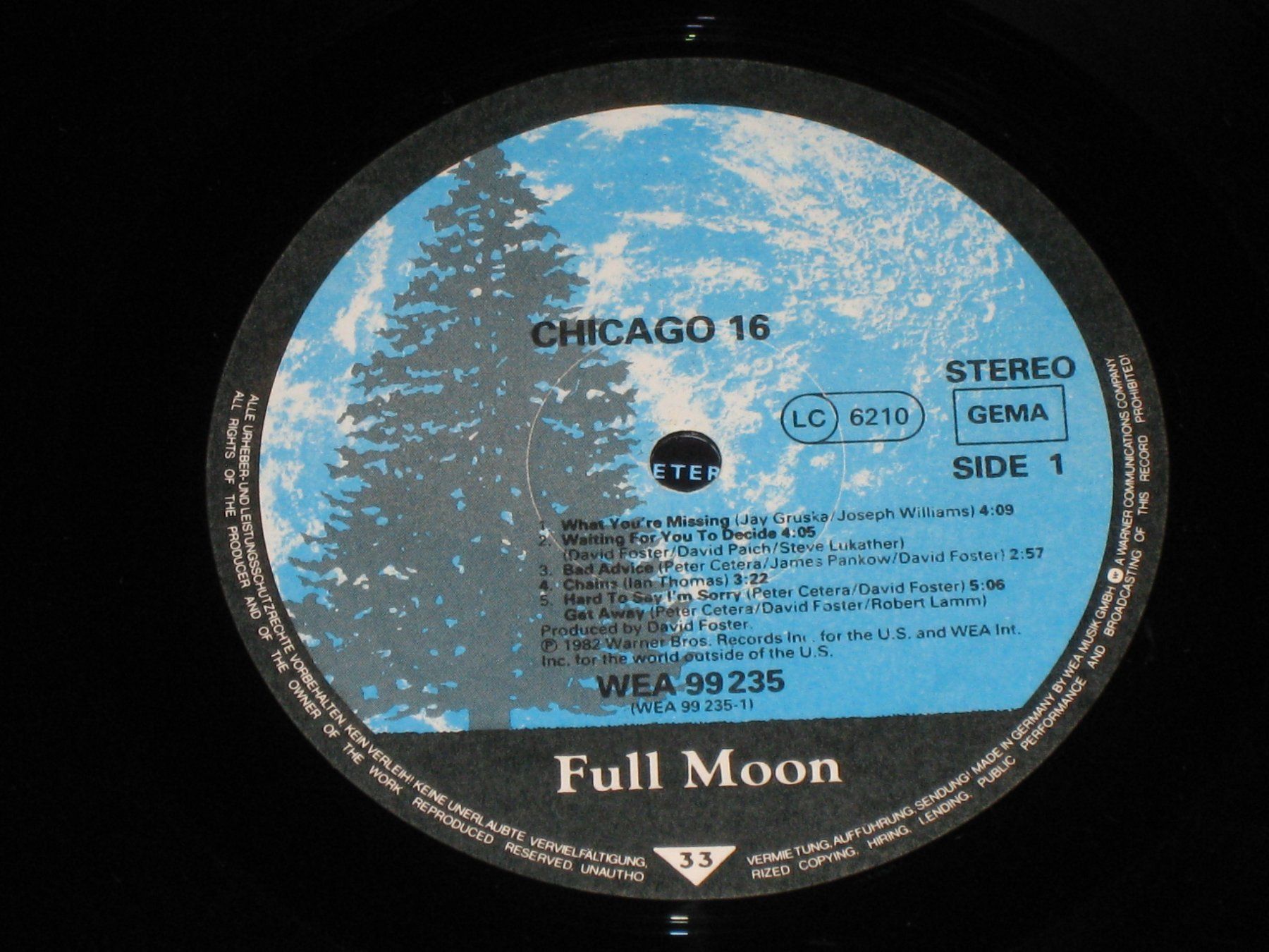 Vinyles: LP - CHICAGO - 16 – D'occasion à Steckborn par Quo7 1