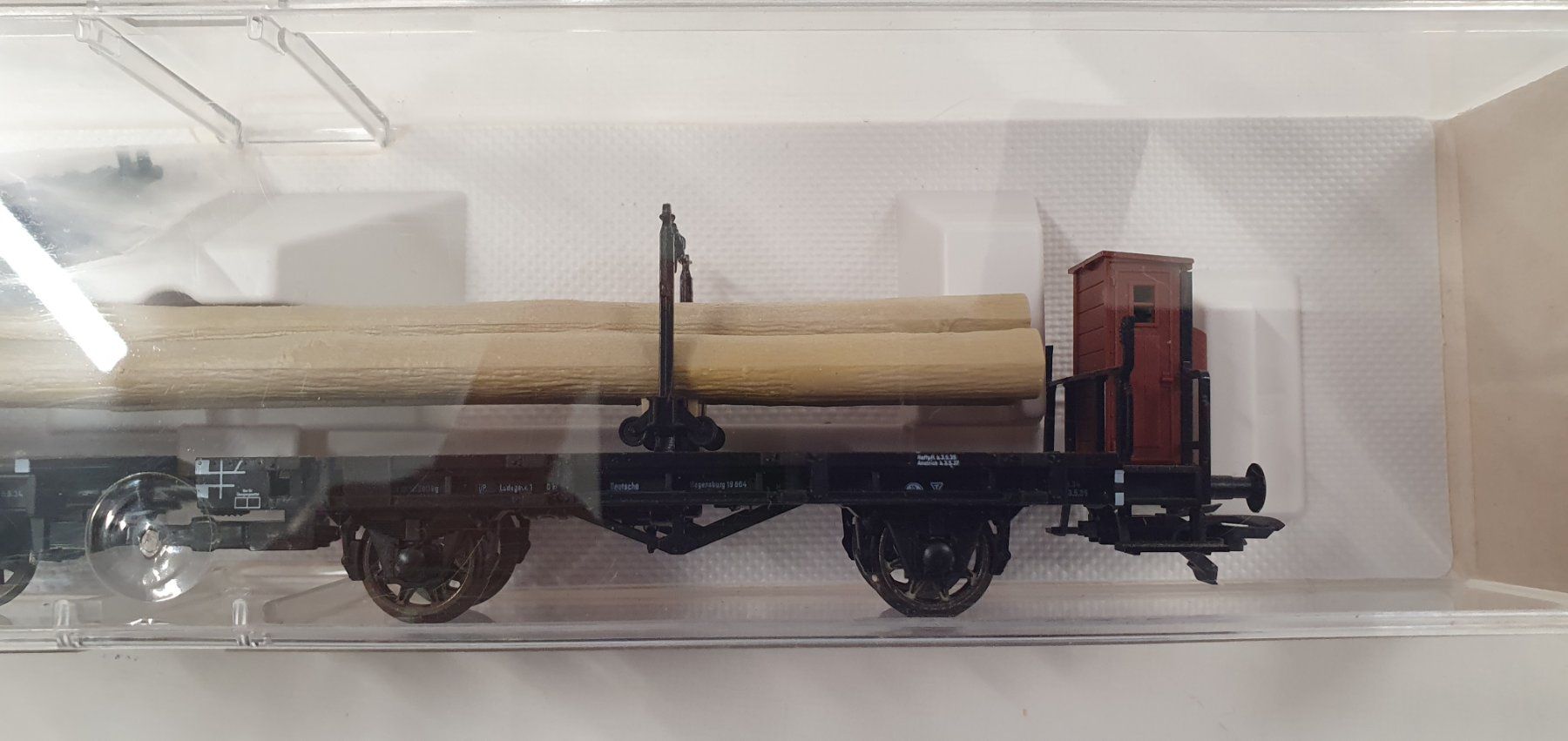 Fleischmann Modelleisenbahnen: Fleischmann 5252K  DRG Set Drehschemelwagen mit Baumstämmen – Neu und originalverpackt aus Würenlos von jub_nd5j 2
