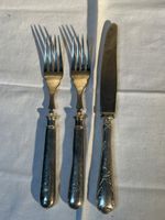 Vintage Besteck "Christoffel , vJungfrau Interlaken", 3 teil