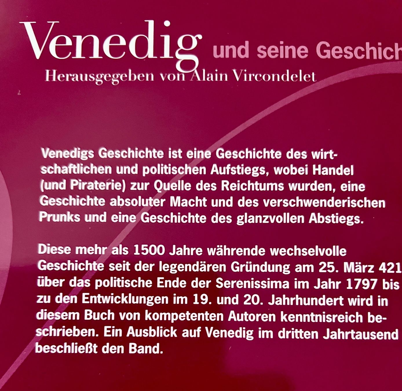 Livres: Venedig 3 Bände im Schuber – D'occasion à Bülach par jr9_7jrr 8