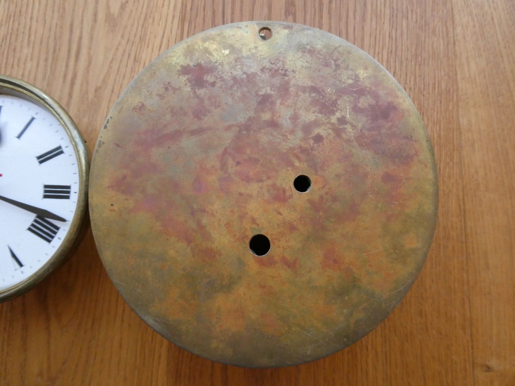 Orologi: Uhr in einem massiven Messinggehäuse – Usato da Lüchingen venduto da Eeizo 4