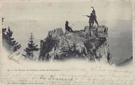 Rocher de Tablette, circulée 1899