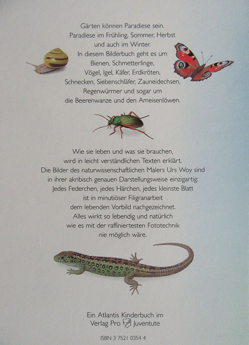 Livres: Tiere im Garten - ein Atlantis Kinderbuch – D'occasion à Auenstein par Padabimbim 1