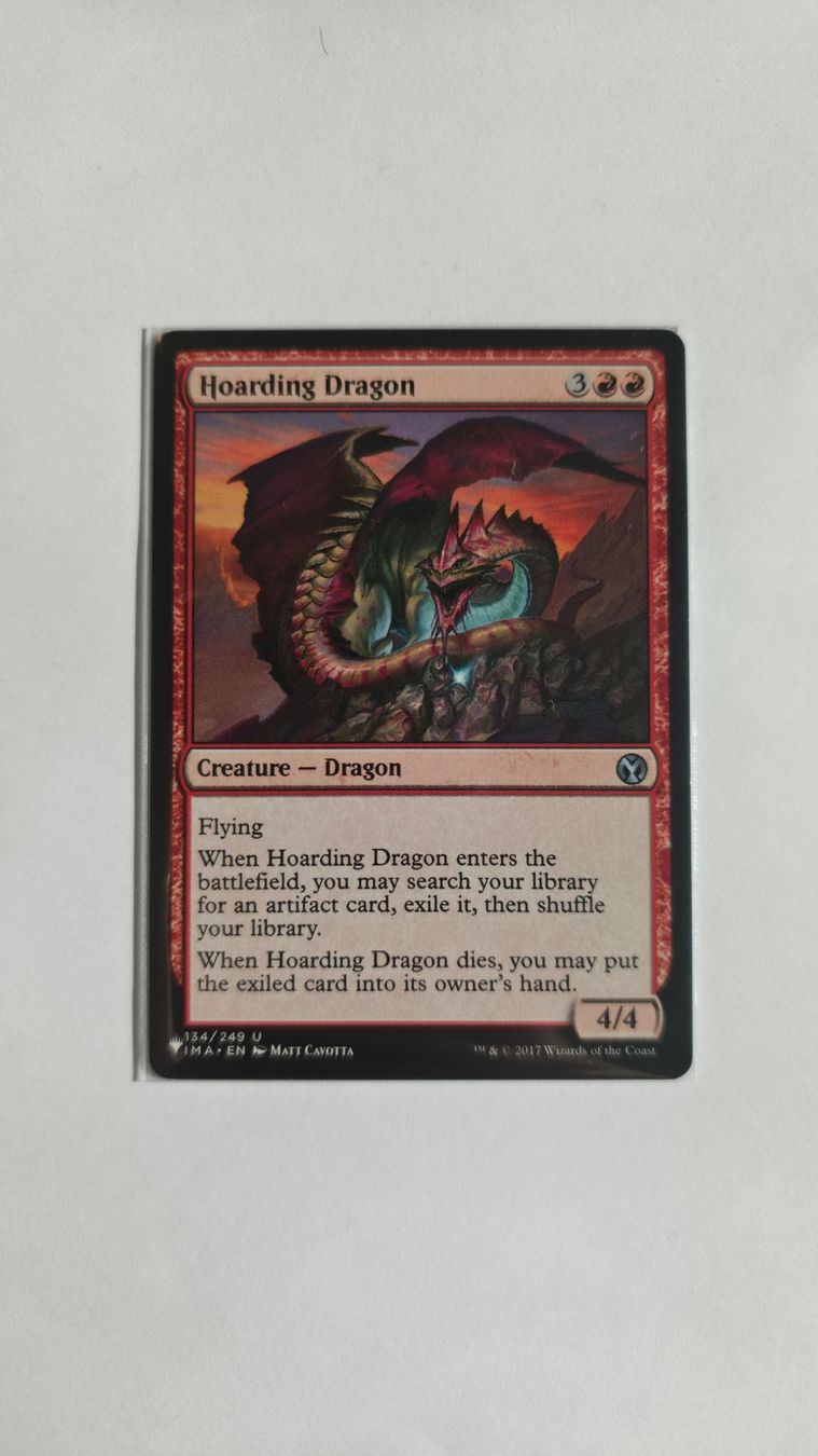 Magic The Gathering Carte collezionabili: MTG Hoarding Dragon 134/249 - Mint – Nuovo (secondo la descrizione) da La Tour-de-Peilz venduto da val_h8g8
