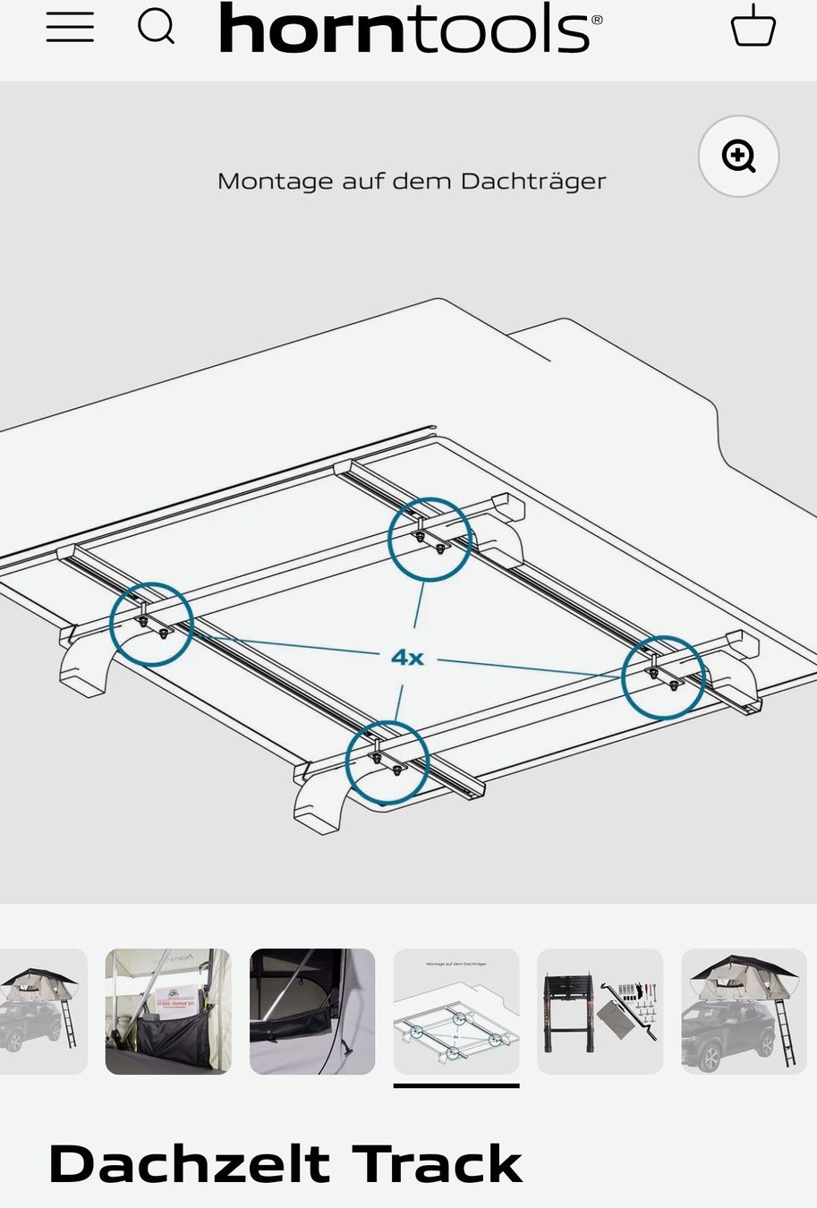 Tentes: Dachzelt Horntools  – Neuf (Voir description) à Kirchleerau par Truckmen 2