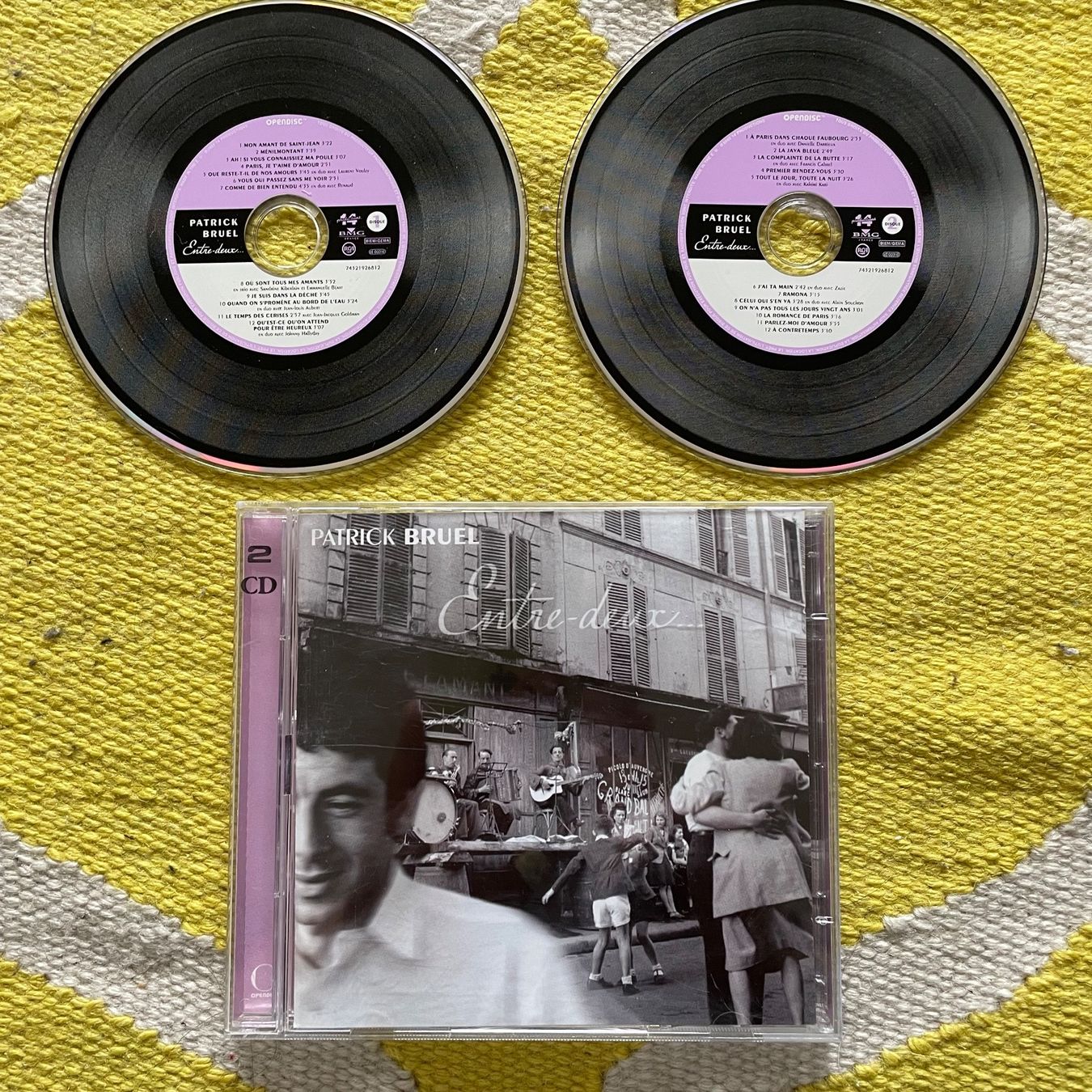 CDs: PATRICK BRUEL-2CD ENTRE DEUX…… – Gebraucht aus Rorschacherberg von CD-Roli