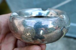 VINTAGE VW Aschenbecher metall rund Durchmesser 9cm