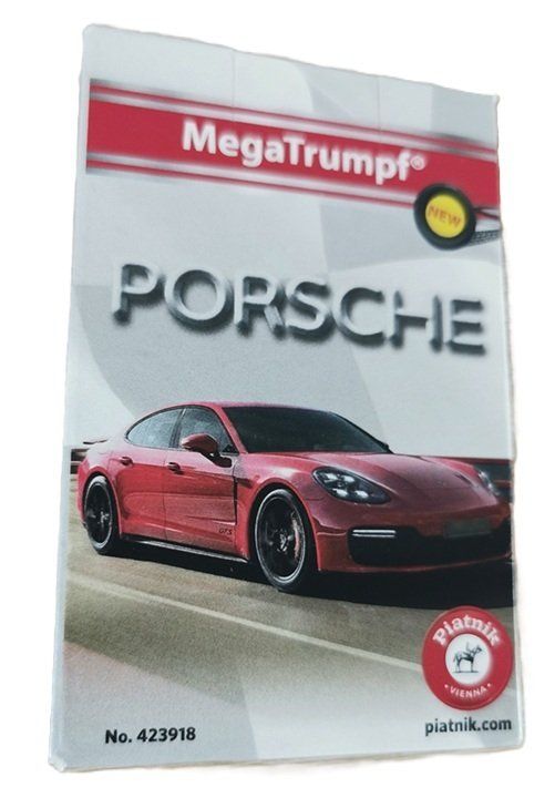 Piatnik Porsche Mega Trumpf Quartet Game, dai 6 Anni in su, 2-4 Giocatori