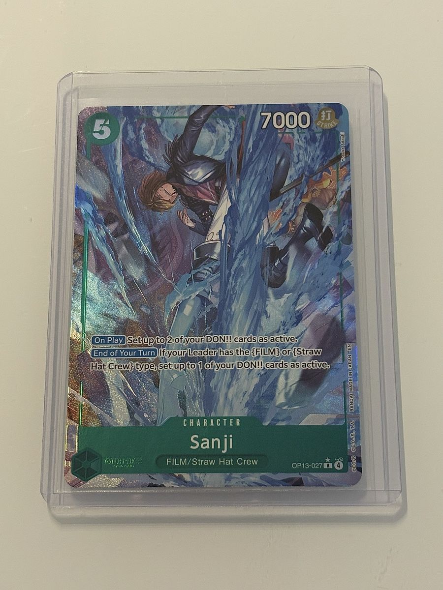 Bandai Sammelbilder & Trading cards: One Piece TCG - Sanji OP13-027 – Neu (gemäss Beschreibung) aus Pieterlen von Mira_o7