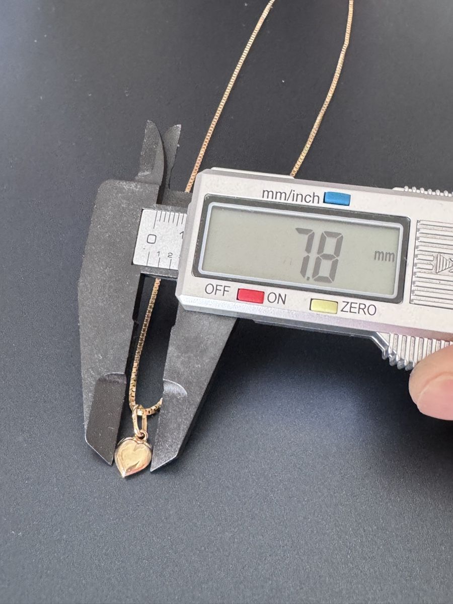 Catenine: Kette mit Herzanhänger 750 Gold – Usato da Au ZH venduto da parabellum60 4