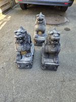  3 Singhalöwen für den Aussenbereich oder Deko Orginal Thai.