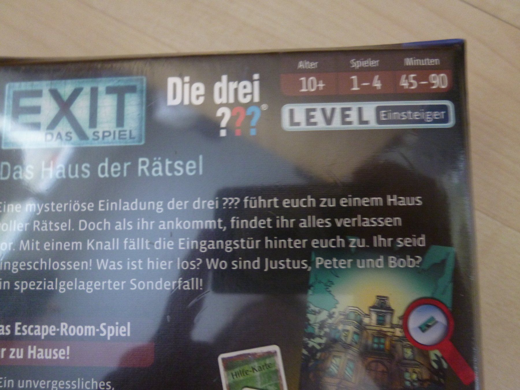 Kosmos Spiele: Die drei ??? Exit das spiel  Das Haus der Rätsel  LEVEL Eins – Neu und originalverpackt aus Dättlikon von Mamakuga 4