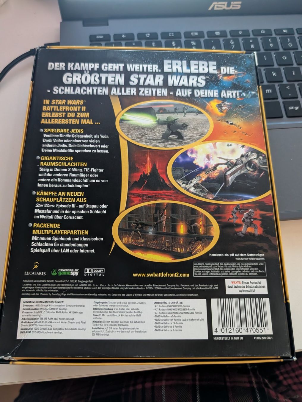 Spiele: Star Wars Battlefront II PC DVD-ROM Big Box – Gebraucht aus Hünenberg See von SpecialEditionGaming 1