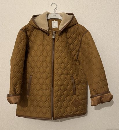 Veste matelassée SANDRO Paris, taille 1, cognac