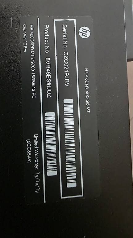 Hewlett Packard PCs: HP ProDesk G6 – Gebraucht aus Lugano von DanyalCH 2