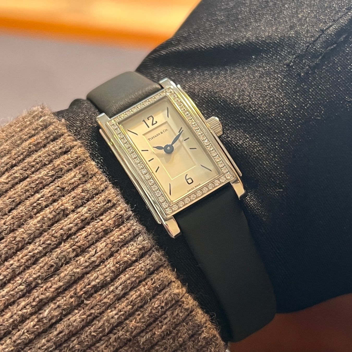 Tiffany & Co. Orologi: Tiffany & Co Gallery Diamond Bezel – Usato da Carouge GE venduto da Watchaser 3