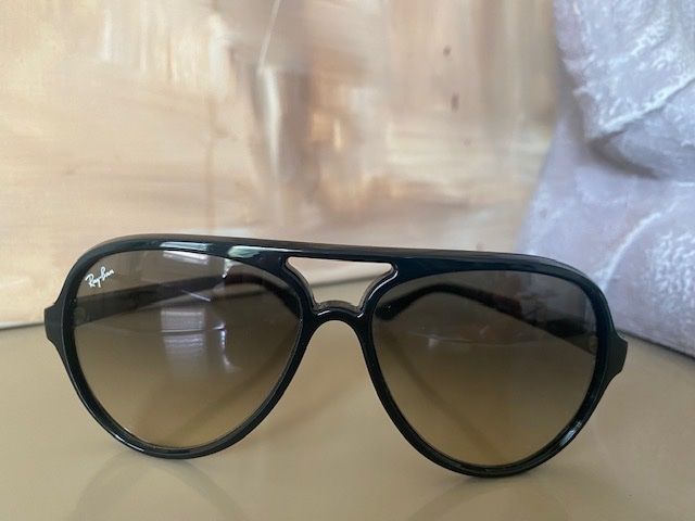 Ray-Ban Occhiali & Lenti: Ray Ban Sonnenbrille Aviator Schwarz – Usato da Sutz venduto da Perla73